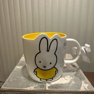Miffy White and Yellow Mug